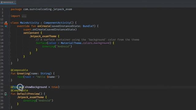 Jetpack Compose 2 - 컴포저블, 프리뷰 смотреть онлайн