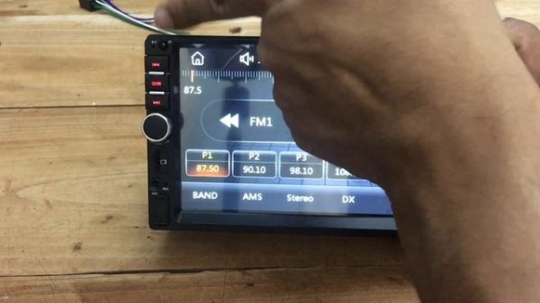 Install Car MP5 player with Carplay Android Auto and Phone Mirror Function