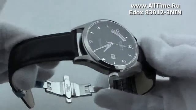 Мужские наручные швейцарские часы Edox 83012-3NIN смотреть онлайн