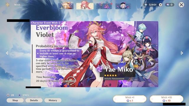 [Genshin Impact] I just want Chongyun & Kirara…"Everbloom Violet" Event Wish (05/25/2023-06/12/2023 смотреть онлайн