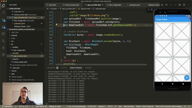 Image Placeholder with BlurHash in Flutter смотреть онлайн