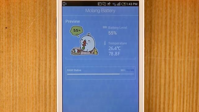 Molang Battery Widget Review смотреть онлайн