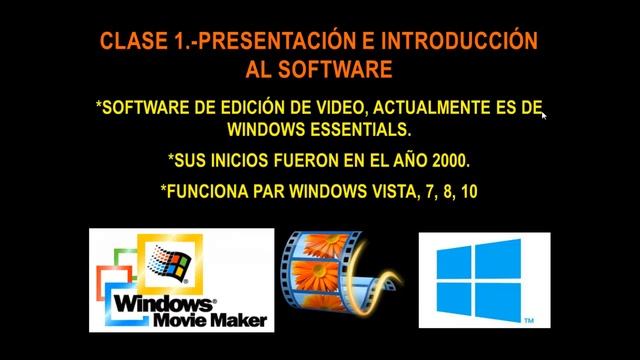 CURSO WINDOWS MOVIE MAKER: CLASE 1.-INTRODUCCIÓN Y PRESENTACIÓN DEL SOFTWARE смотреть онлайн