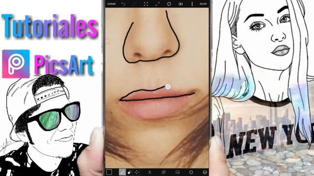 Como hacer un outline en Android & IOS| Picsart Editng смотреть онлайн
