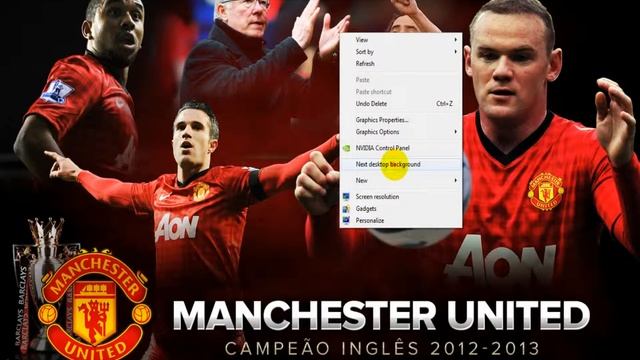 Themes Windows 7 Manchester United смотреть онлайн