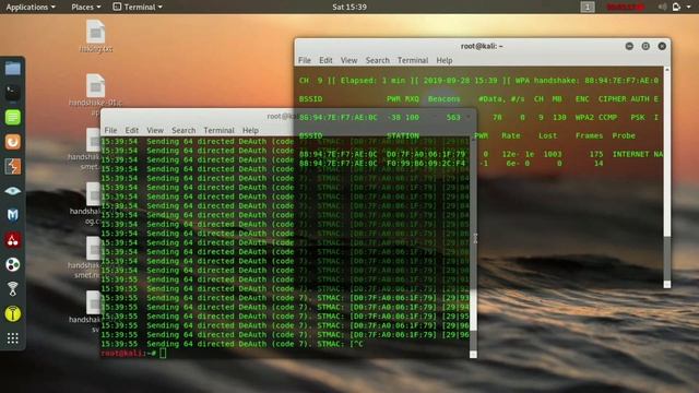 Hacking any WPA/WPA2 PSK Protected Wifi Network with Aircrack-ng | Kali Linux смотреть онлайн