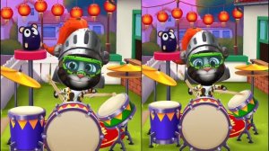 MY Talking Tom 2 vs My baby talking Tom 2 😇 2 cat 😺 Android Gameplay walkthrough