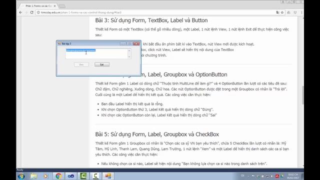 [C#] Phần 1.3: Hướng dẫn sử dụng Form, TextBox, Label và Button смотреть онлайн