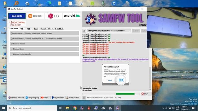 how remove frp samsung a13 android 12 using samfw free! смотреть онлайн