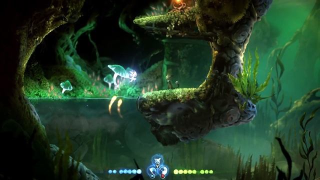 Ori and the Will of the Wisps |PC| No Damage (Hard) 100% Walkthrough 08 (Upgrading the Glades) смотреть онлайн