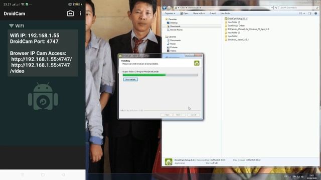 Tutorial Menjadikan Kamera HP Menjadi Webcam Pada Komputer atau Laptop смотреть онлайн