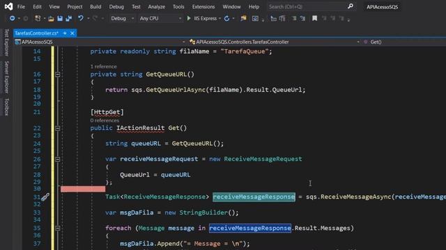 AWS SQS Queue com AspNet Core 3.1 смотреть онлайн