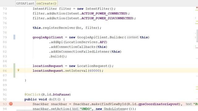 LocationListener and FusedLocationApi.requestLocationUpdates смотреть онлайн