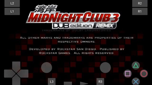 PlayStation2 PS2 Android Emulator Play! v0.30 Midnight Club 3: DUB Edition Remix смотреть онлайн