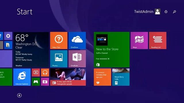 Microsoft Windows 8.1: Accessing Apps from the Start Screen смотреть онлайн