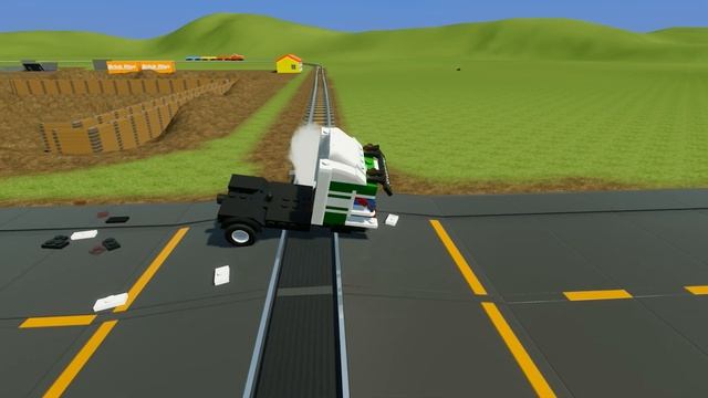 MASSIVE LEGO Train Wrecks #234 - Brick Rigs Gameplay - Lego Toy Destruction смотреть онлайн