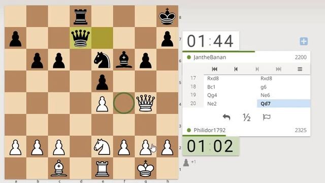 Ловим черных в Защите Филидора (Philidor Defense) смотреть онлайн