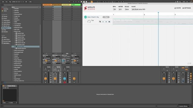 How to Route MIDI through Satellite MIDI - Ableton - Tutorial смотреть онлайн