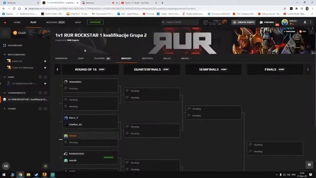 Turnir 1v1 faceit смотреть онлайн