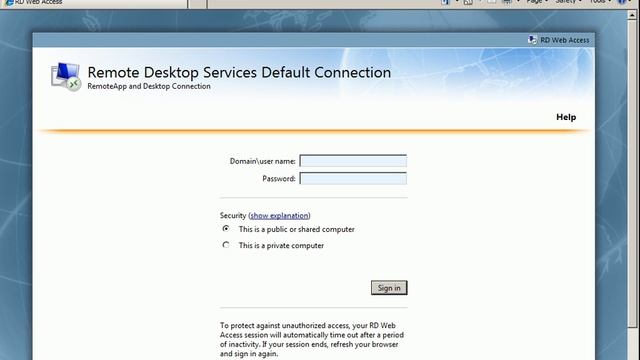 Remote Desktop Web Access смотреть онлайн