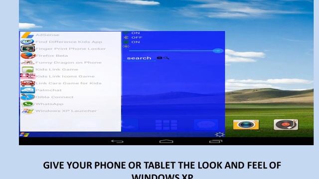 Windows XP Launcher for Android смотреть онлайн