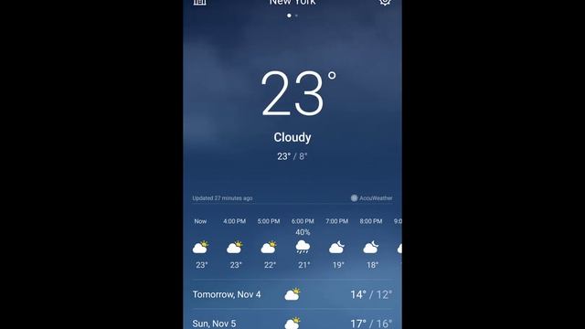 AccuWeather App - Best Free Weather App for Android смотреть онлайн