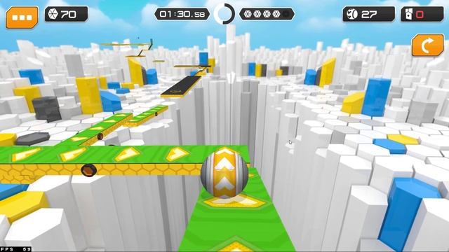 GYRO BALLS - All Levels NEW UPDATE Gameplay Android, iOS #38 GyroSphere Trials смотреть онлайн