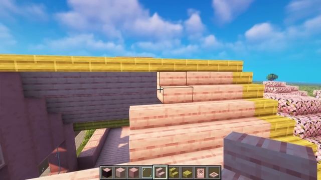 Cherry house in Minecraft 1.20 (tutorial)🍒