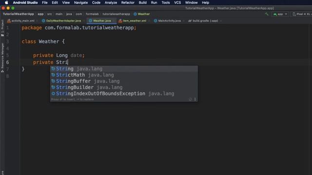 #5 Get Gaily Forecast | Android Weather App using rest API | تطبيق الطقس смотреть онлайн