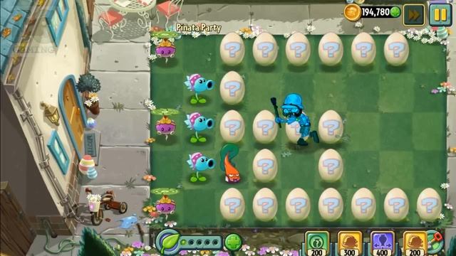 Plants vs Zombies 2 - Eggbreaker Springening Pinata Party 4/9 смотреть онлайн