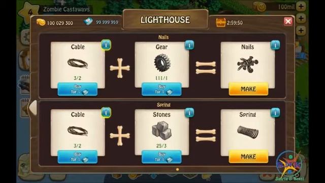 Zombie Castaways v2.8.1 (Mod Apk Money) | Mod Game | Android Gameplay смотреть онлайн