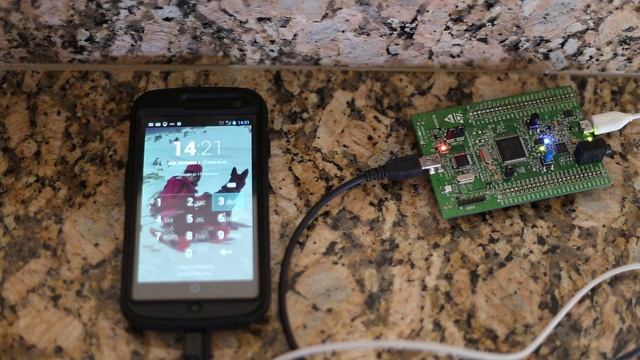 Brute force Android PIN with an STM32F4Discovery Board смотреть онлайн