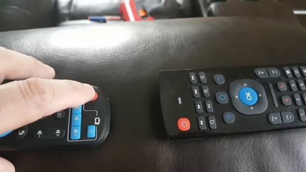 How to program the five IR buttons on the MX3 air mouse