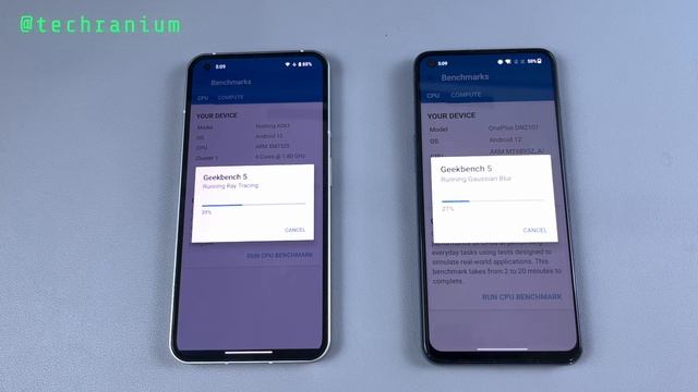 Nothing vs Oneplus Nord 2 - Speed Test смотреть онлайн