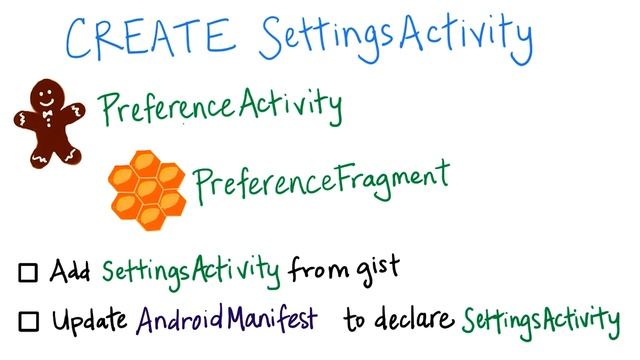 Create SettingsActivity - Developing Android Apps смотреть онлайн