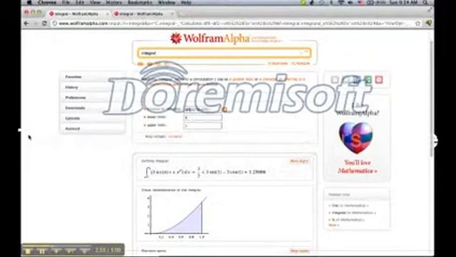 wolfram-alpha integration смотреть онлайн
