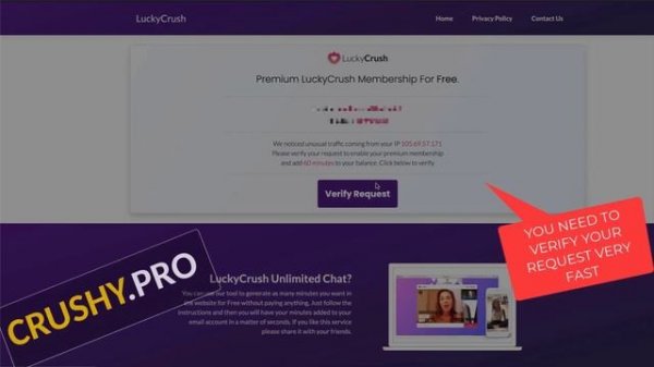 Free Video Chat Minutes In LuckyCrush - Get Premium Lucky Crush Membership