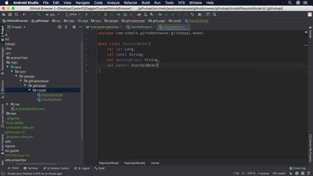 Dagger 2 Deep Dive (10/55) - Adding the GitHub API Module смотреть онлайн