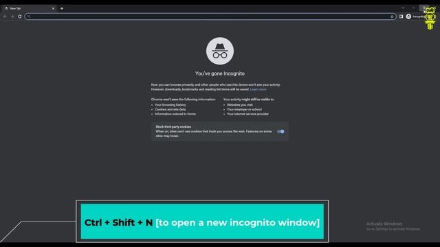 keyboard Shortcut to Open a New Incognito Window || Brain Over Tech смотреть онлайн