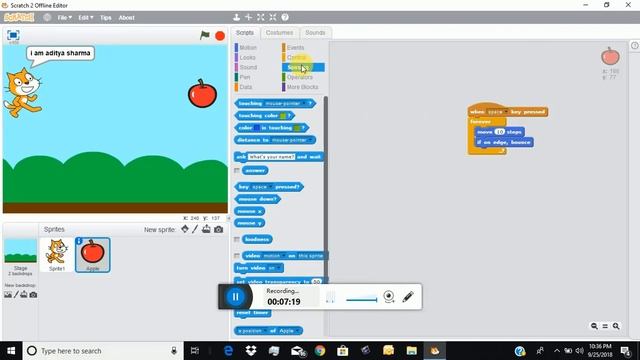 BASIC INTRODUCTION OF SCRATCH 2 OFFLINE EDITOR смотреть онлайн