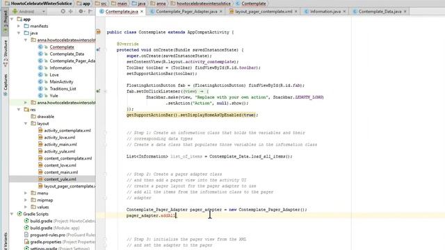 Step by step Android app development: part 16, Pager Adapter II смотреть онлайн