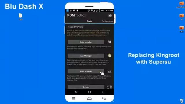 BLU_DASH_X How to Replace kingroot with Supersu смотреть онлайн