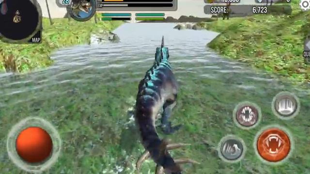 Best Dino Games - Hungry Dino 3D Jurassic Adventure Android Gameplay смотреть онлайн
