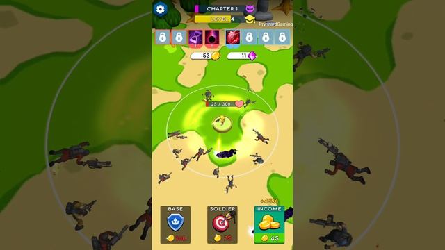 Merge Army: Tower Defense - Gameplay Walkthrough Part 1 Stickman Tower Defense Game (iOS, Android)
