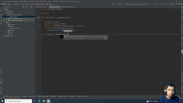(2024) Webview Android Studio | Buat aplikasi android hanya 8 menit !! #androidstudio #webview смотреть онлайн