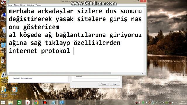 YASAKLANMIŞ SİTELERE GİRİŞ DNS SUNUCUSU DEĞİŞTİRME WİNDOWS 8.1 смотреть онлайн