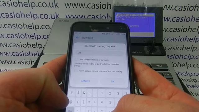 Bluetooth Pairing Errors Casio ECR+ iPhone Android App SRS500 / SRS4000 / SRC550 / SRC4500 смотреть онлайн