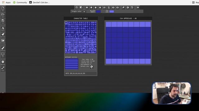 Micro Pong, A game played with a magnifying glass | Commodore 64 смотреть онлайн