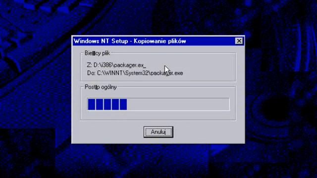 Windows NT 4.0 installation - setting up смотреть онлайн