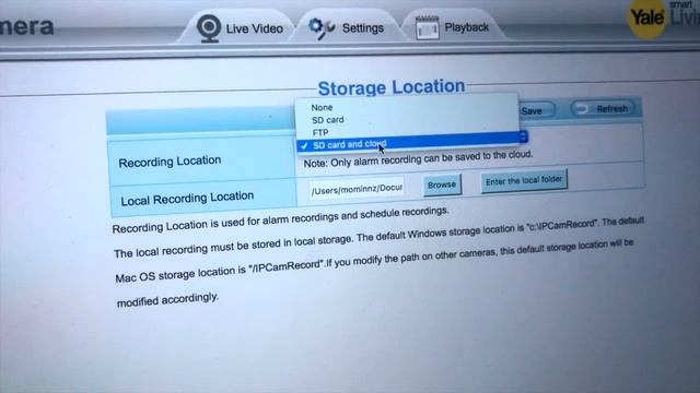 Yale PTZ CCTV Camera WIPC 303W Cloud & SD Card Recording | Tutorial смотреть онлайн